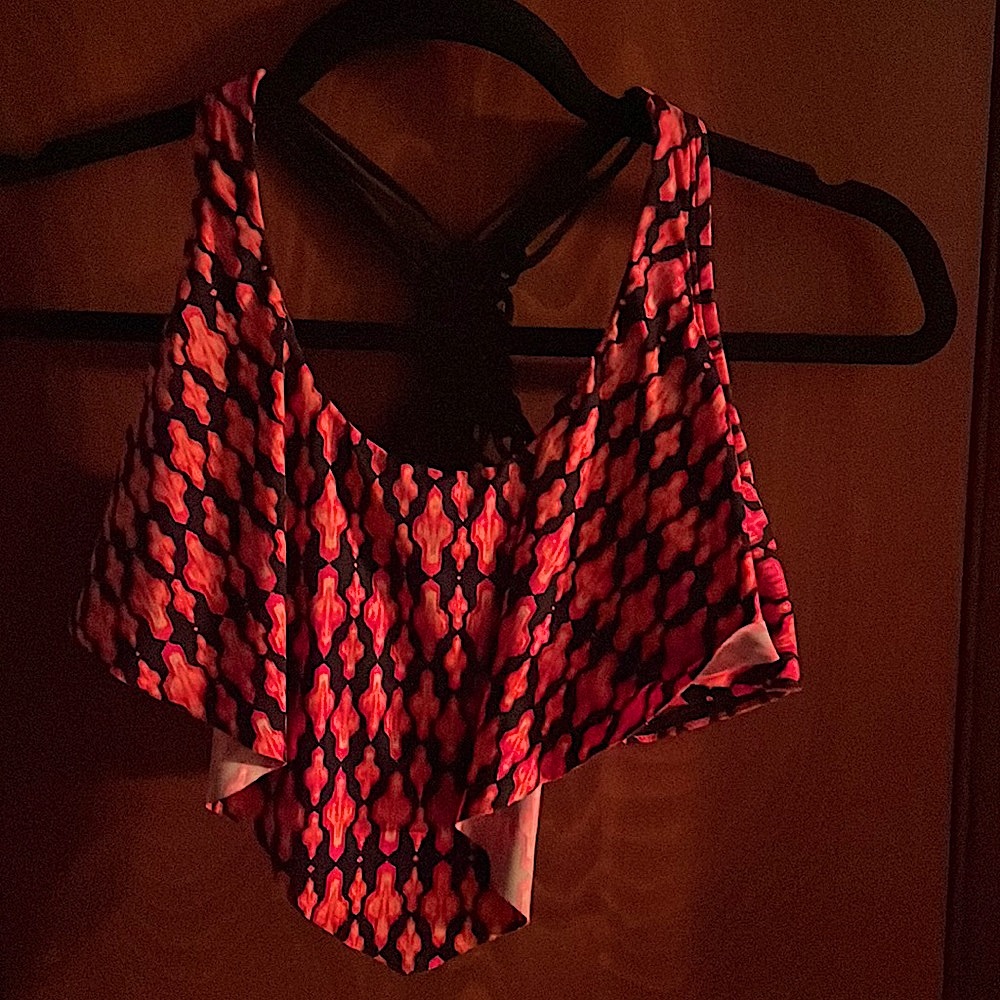 Ana braided halter swim top